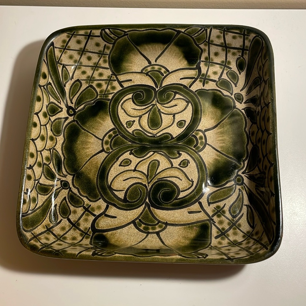 Mexican Tonala Ceramic Dish